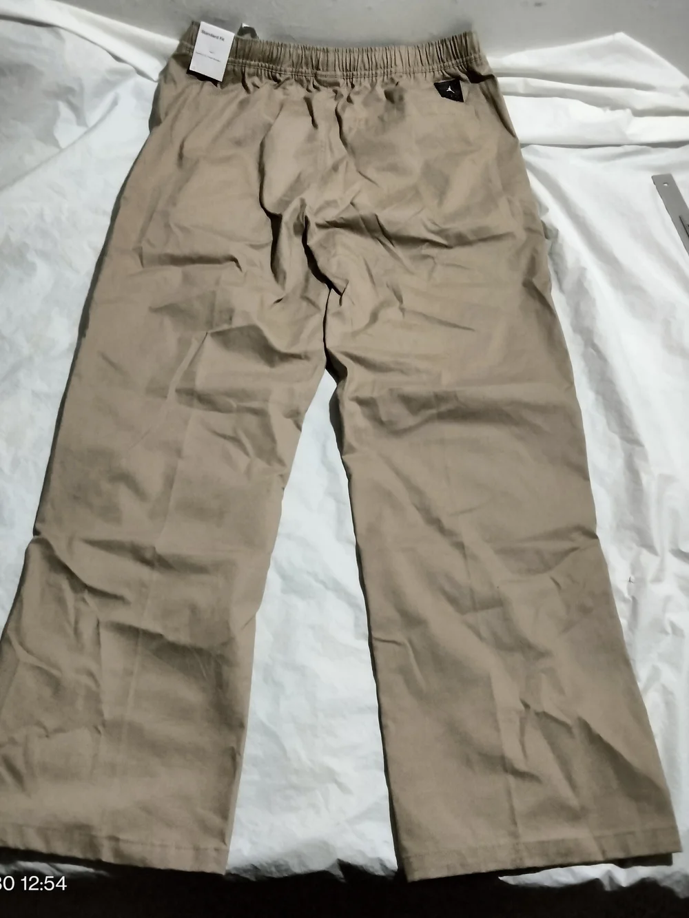 Jordan Men's Pants Size Large Khaki Brown Standard Fit Casual Active HF9329-257